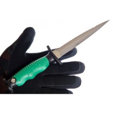 Нож JB SILEX Inox : Стилет длинный.Зеленая рукоятка Esclapez 7DLIV