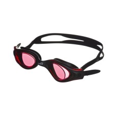 Очки для плавания LEADER затяжка QuickFIT,покрытие Аnti-FOG,рамка/линза-черная/светло-красная Saeko P430AV05212