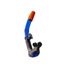 Трубка "БЕТТА" черный силикон, синяя, оранжевый верх Sargan 7451BL/BK/OR